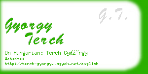 gyorgy terch business card